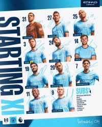 英超历史第三次！富勒姆vs曼城双方首发无英格兰球员